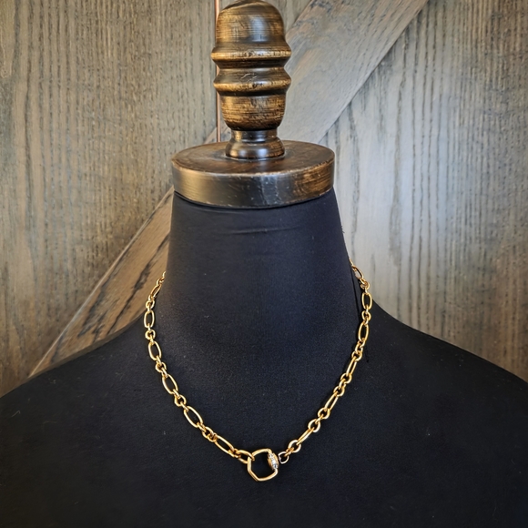 Kendra Scott Josephine 14K Gold Chain Necklace with Pavé Accent - Picture 5 of 5